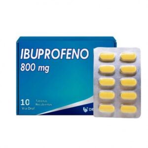 IBUPROFENO 800MG X 10 TAB – BLISTER (DROTAFARMA)