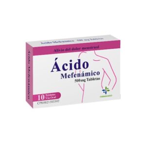 ACIDO MEFENAMICO 500MG X 10 TAB (EVERMED) (TABLETAS)