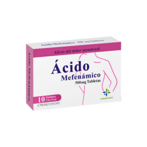 ACIDO MEFENAMICO 500MG X 10 TAB (EVERMED/FARMAMED) (TABLETAS)