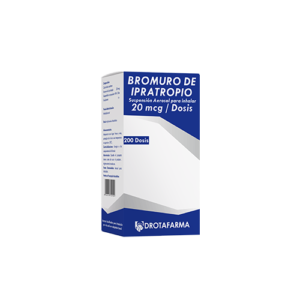 BROMURO DE IPRATROPIO 20MCG/DOSIS X 200 DOSIS (DROTAFARMA)