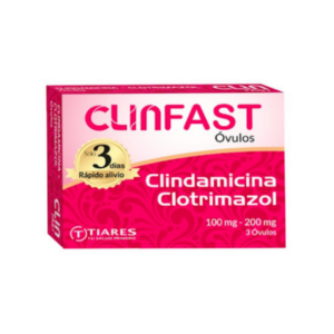 CLINFAST 100MG/200MG X 3 OV (CLINDAMICINA+CLOTRIMAZOL)(OVULOS)(TIARES)