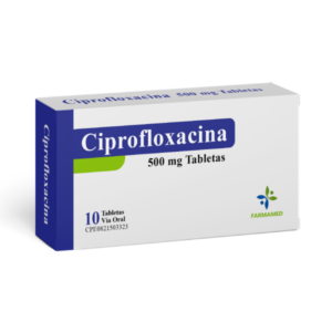 CIPROFLOXACINA 500MG X 10 TAB (FARMAMED)