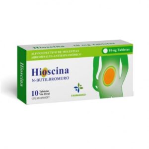 HIOSCIL 10MG  X 10TAB  (N-BULTIBROMURO DE HIOSCINA)(FARMAMED)