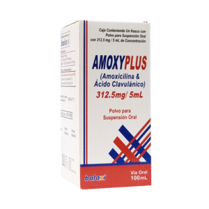 AMOXYPLUS 312,5MG/5ML JBE X 100ML (AMOXICILINA+AC CLAV) (BALAXI) (JARABES)