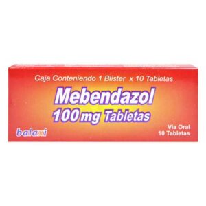 MEBENDAZOL 100 MG X 10 TAB (BALAXI)