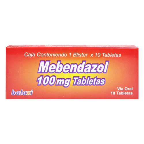 MEBENDAZOL 100 MG X 10 TAB (BALAXI)
