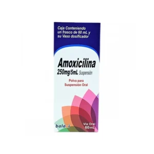 AMOXICILINA 250MG/5ML SUSP PED X 60ML (BALAXI)