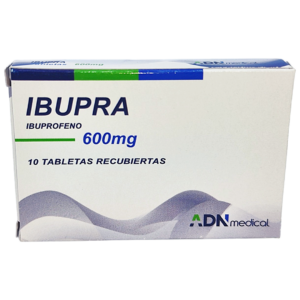 IBUPRA 600MG X 10 TAB (IBUPROFENO) (ADN MEDICAL)