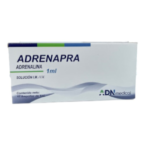 ADRENAPRA 1MG/ML I.M/I.V AMP (ADRENALINA)(ADN MEDICAL)