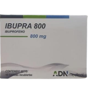 IBUPRA 800MG X 10 TAB (IBUPROFENO) (ADN) (TABLETAS)
