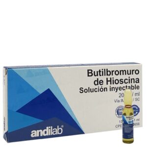 BUTILBROMURO DE HIOSCINA 20 MG / 1 ML X 1 AMP(ANDILAB)