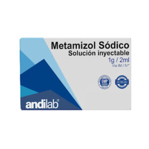 METAMIZOL SODICO 1 GR/ 2 ML X 1 AMP (ANDILAB)