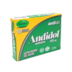 ANDIDOL 400 MG X 10 CAP (IBUPROFENO) (ANDILAB)(PORTUGAL)