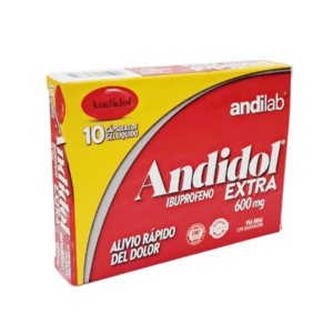 ANDIDOL EXTRA 600 MG X 10 CAP (IBUPROFENO) (ANDILAB) (PORTUGAL)