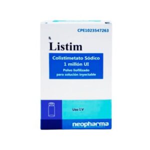 LISTIM 1 MILLON UI I.V (COLISTINA)(NEOPHARMA) (AMPOLLAS)