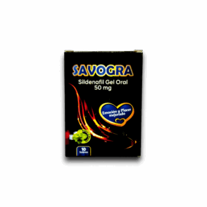SAVOGRA 50 MG X 1 SOBRE SABOR MENTA (SILDENAFIL)