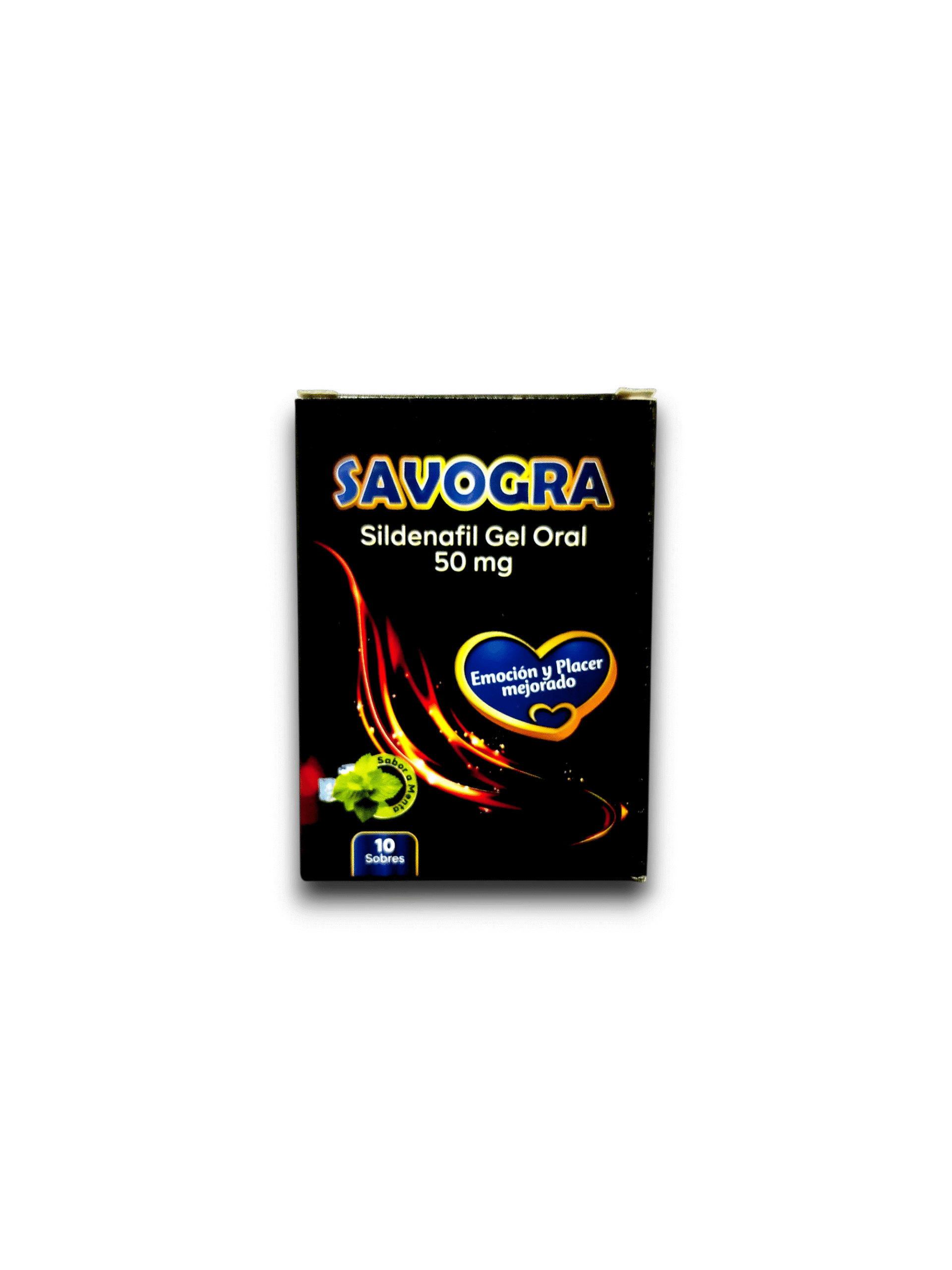 SAVOGRA 50 MG X 1 SOBRE SABOR MENTA (SILDENAFIL)