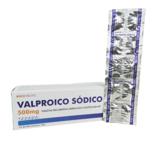 ACIDO VALPROICO 500MG X 10 TAB (BRIXMEDIC)