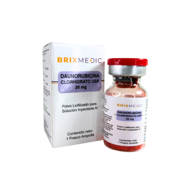 DAUNORUBICINA CLORHIDRATO 20MG X 1 VIAL (BRIXMEDIC)