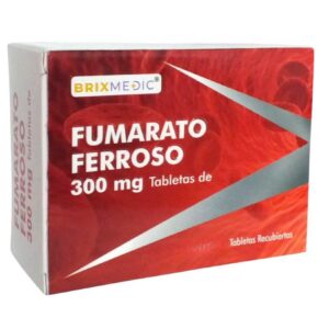 FUMARATO FERROSO 300MG X 10TAB (BRIXMEDIC)
