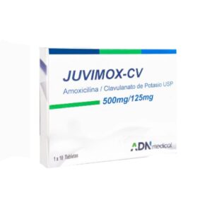 JUVIMOX-CV 500MG/125MG X 10 TAB (AMOXICILINA + AC CLAVUANICO) (ADN)