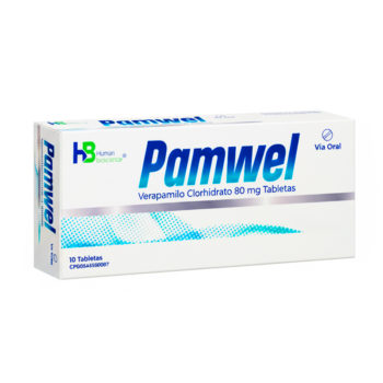 PAMWELL 80MG X 10 TAB (VERAPAMILO)(HB HUMAN)