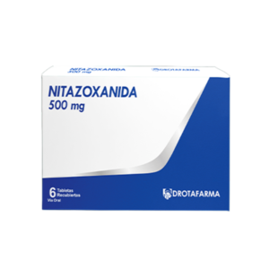 NITAZOXANIDA 500MG X 6 TAB (DROTAFARMA)