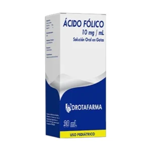 ACIDO FOLICO 10 MG X 30 ML GOTAS (DROTAFARMA)