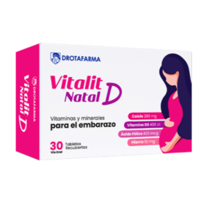 VITALIT D NATAL X 30 TAB (CALCIO-AC.FOLICO-HIERRO) (DROTAFARMA)
