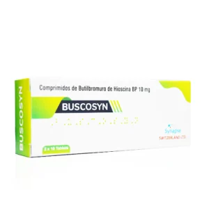 BUSCOSYN 10MG X 20TAB (BUTIBROMURO DE HIOSCINA) SYNAPSE