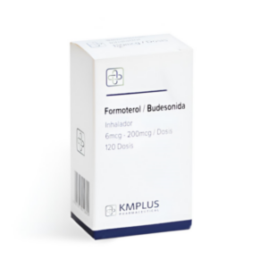 FORMOTEROL / BUDESONIDA 6MCG – 200 MCG X 120 DOSIS INHALADOR (KMPLUS)