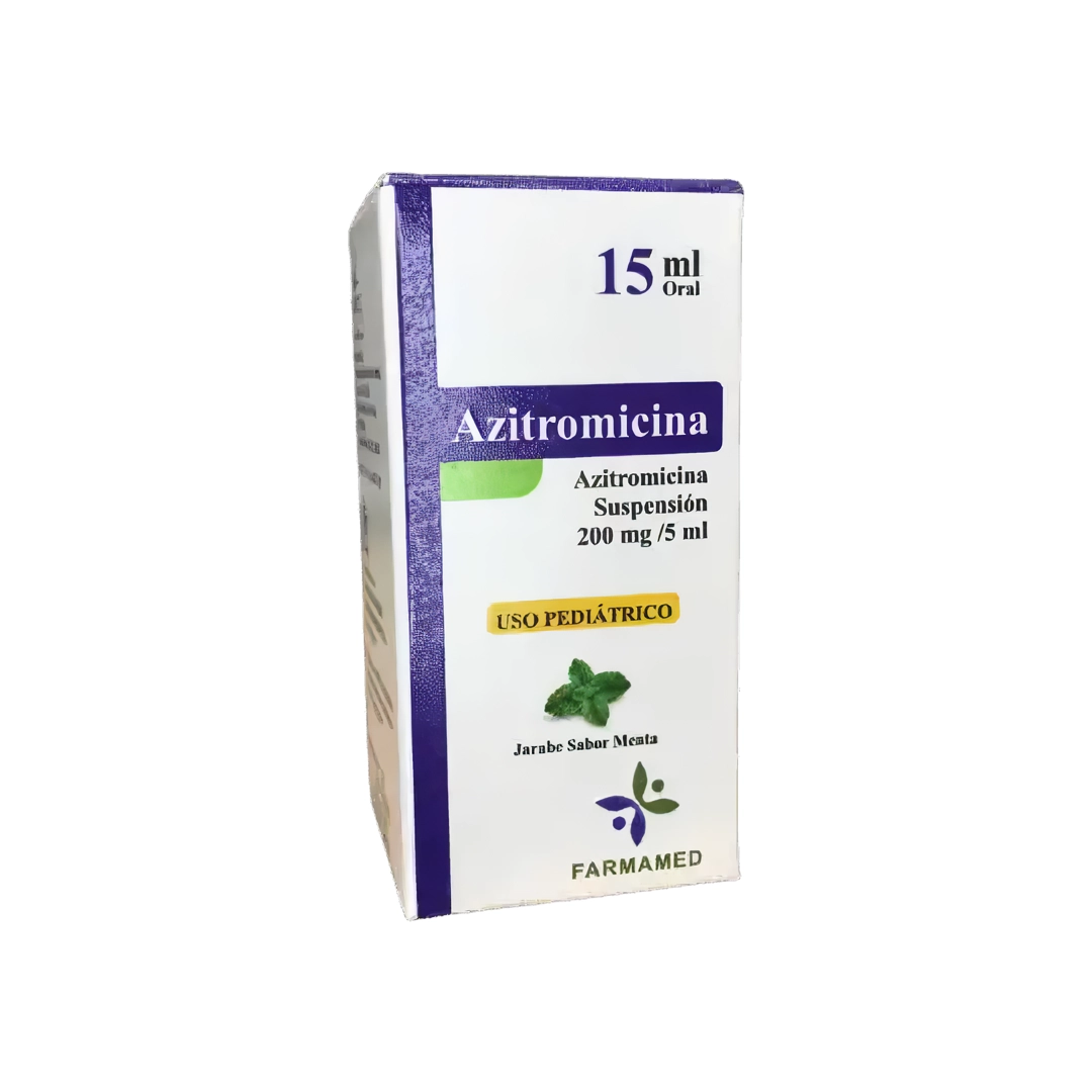 AZITROMICINA 200MG/5ML JBE PED 15 ML (FARMAMED)