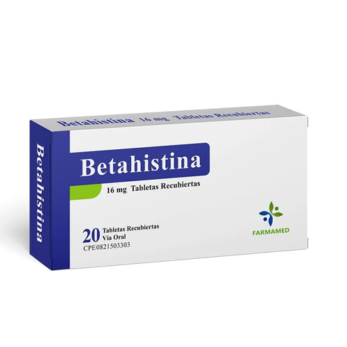 BETAHISTINA 16MG X 20 TAB (FARMAMED)