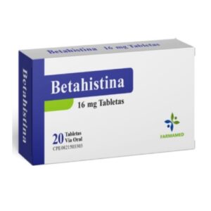 BETAHISTINA 16MG X 20 TAB (TABLETAS)(FARMAMED)