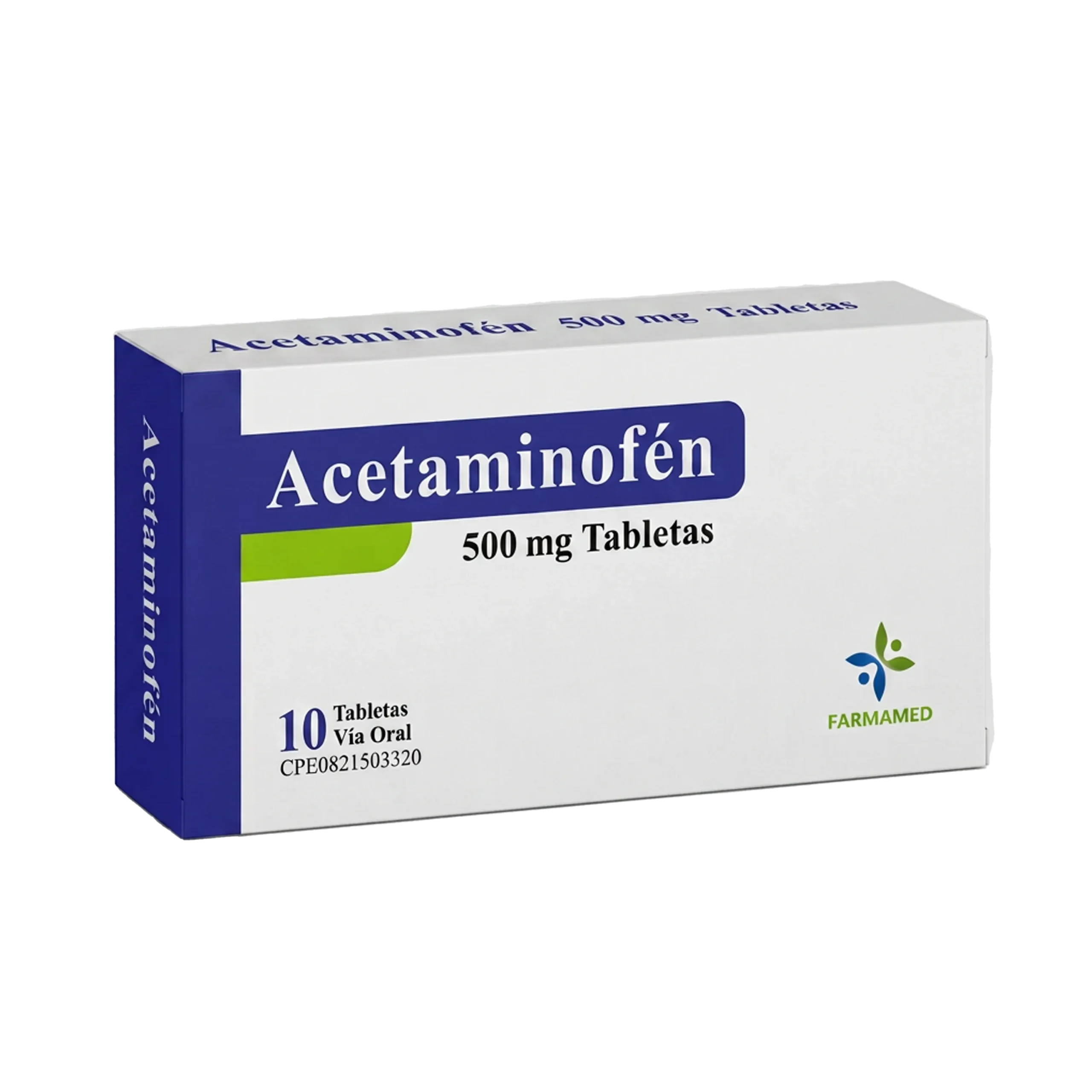 ACETAMINOFEN 500 MG X 10 TAB (FARMAMED)