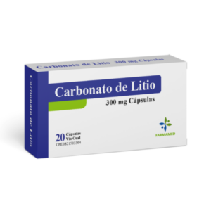 CARBONATO DE LITIO 300MG X 20CAP (FARMAMED)