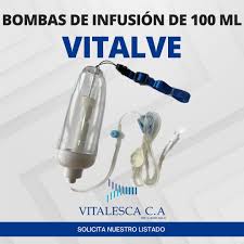 BOMBA DE INFUSION ELASTOMERICA DE ANESTESIA 100ML (VITALVE)